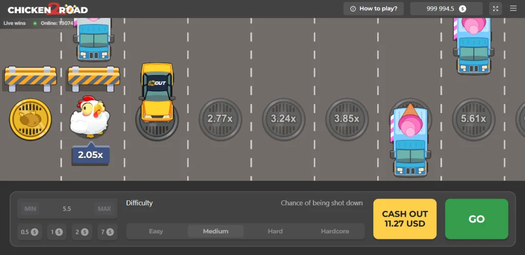Spiel Chicken Road 2